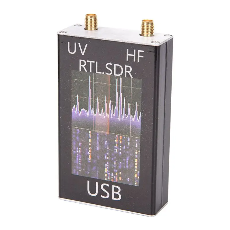 100 кГц-1,7 ГГц УФ HF RTL-SDR USB тюнер приемник+ U/V антенна DIY комплекты+ руководство