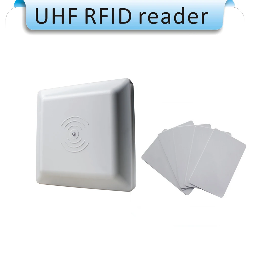 Считыватель карт UHF RFID с большим радиусом действия 8dbi антенна RS232/RS485/Wiegand 26
