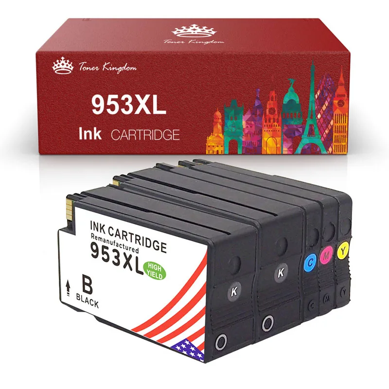 

TONER KINGDOM 5 Pack 953XL 953 XL Ink Set for HP Officejet Pro 8210 8216 8714 8717 8720 8725 8726 8734 8735 8736 8740 8746 8747