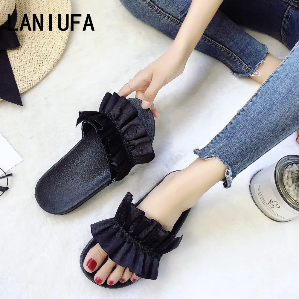 

new Summer Slippers Women Summer Sandals Slipper Indoor Outdoor Casual flats Flip-flops Beach Shoes Female mujer zapatos #228