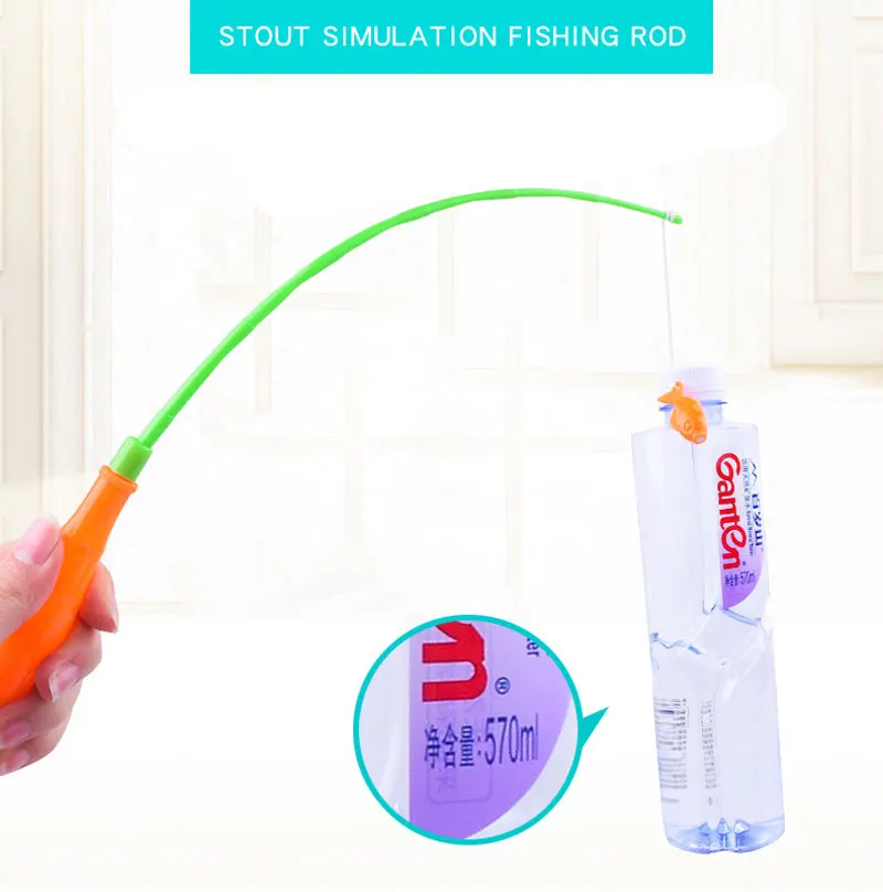 Inflatable pool Magnetic Fishing Toy Rod Net Set For Kids Child Model Play Fishing Games Outdoor Toys