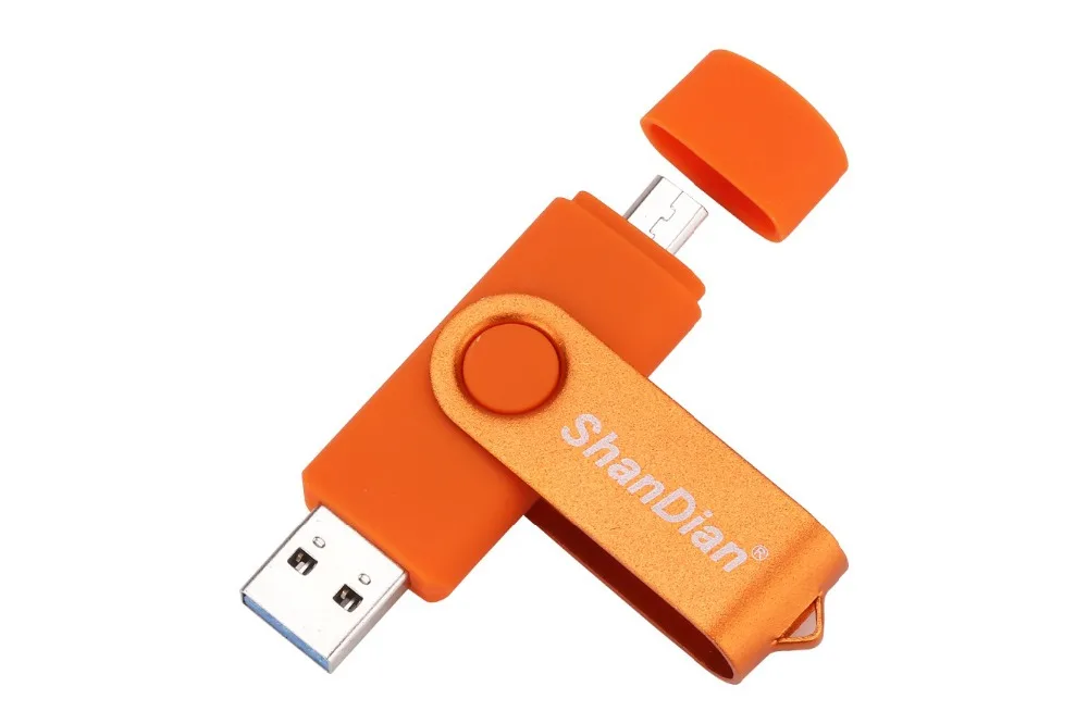 SHANDIAN USB 3,0 Смартфон USB флеш-накопитель OTG Флешка 8G/16G/32G/64GB флеш-накопитель U диск