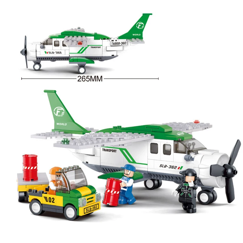 

Compatible Lego Plane Aviation Aircrew Model Aircraft Building Block Set Construction DIY Bricks Christmas Gifts Toys 0362