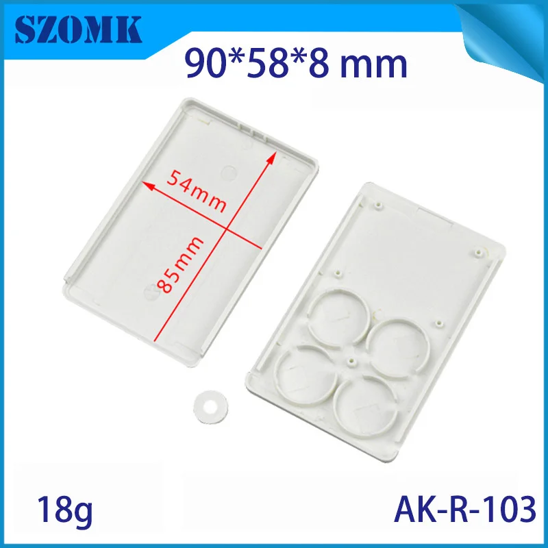 szomk IC card reader plastic enclosure for electronics project plastic sensor junction box distribution box instrument case plastic housing for pcb (7)