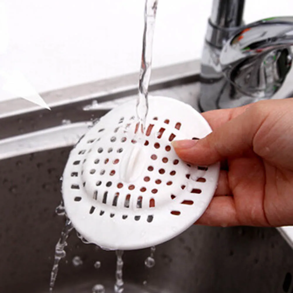 Us 1 35 Bathroom Shower Drain Hair Catcher Stopper Kitchen Bathtub Floor Sink Strainer Filter Cover Rubber Trap Outfall Plug Net Drain In Colanders