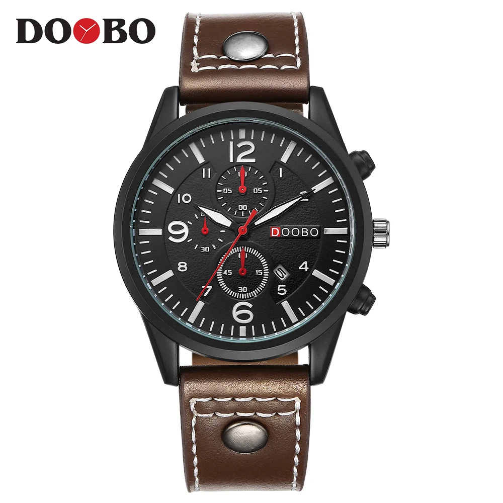 

Reloj Hombre DOOBO D014 Fashion Chronograph Sport Mens Watches Top Brand Luxury Military Quartz Watch Clock Relogio Masculino
