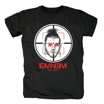 

Bloodhoof Eminem Hardcore Hip Hop Cool Tops Short Sleeve Men's t shirts unisex tee Asian Size