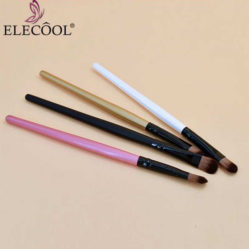 

ELECOOL 1pc Makeup Brushes Eye Smudge Brush 4 Colors Eye Shadow/Nose/Eyeliner Multi-functional Single Brush Cosmetic Brush Tool