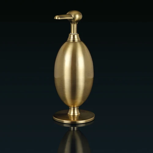 Ванная комната, дезинфицирующее средство для рук, бутылка для шампуня и геля для душа, настольный Золотой Матовый диспенсер для жидкого мыла, кухонный диспенсер для мыла 350 мл - Цвет: antique