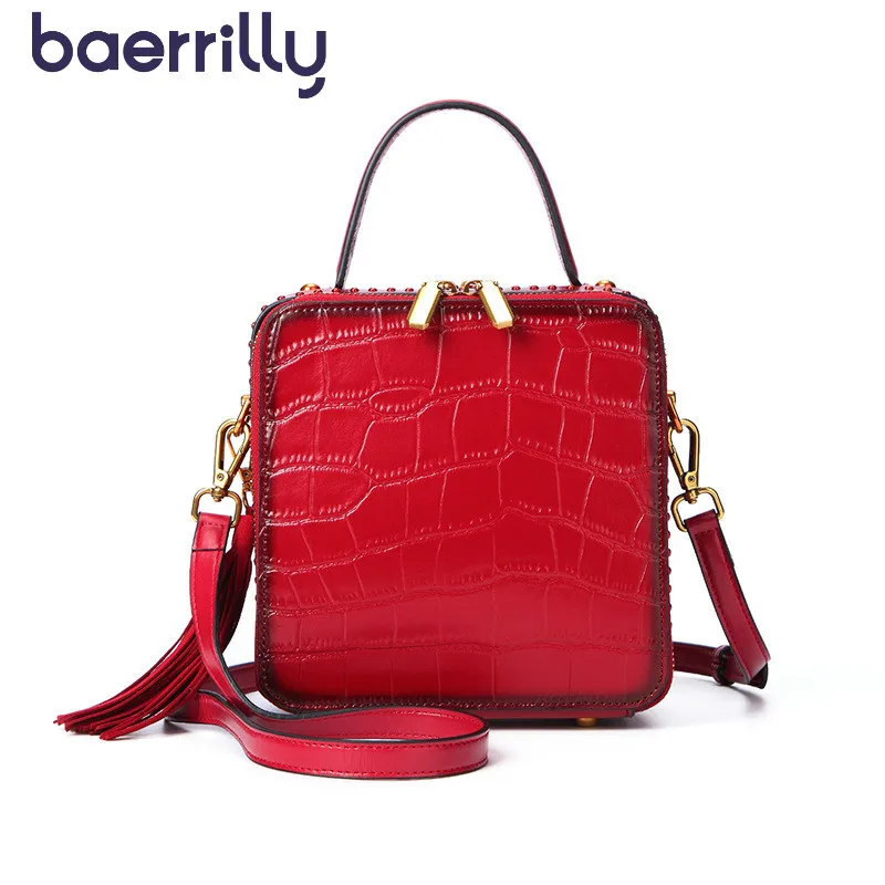 

2019 New Genuine Leather Woman Shoulder Bag Oblique Satchel Female Small Luxury Handbags Women Bags Designer Bolsas Feminina