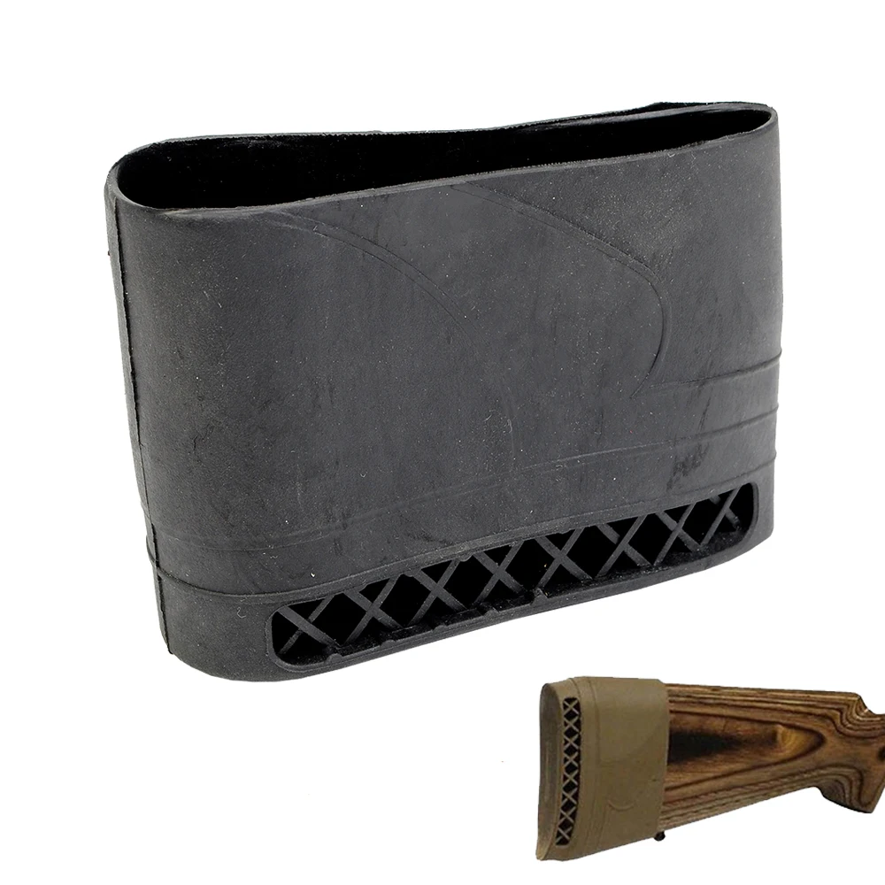 Tactical Silicone Rubber Stealth Slip-on Rifle Hunting Shotgun Recoil Butt Pad Gun Cushion Protection | Спорт и развлечения