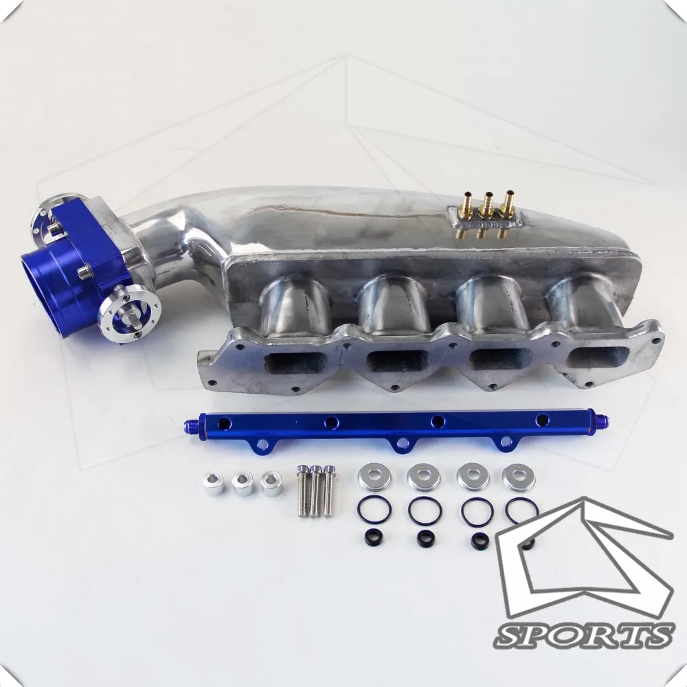 

Intake Manifold & Fuel Rail &80mm Throttle Body fits for M*itsubishi EVO 1 2 3 4G63
