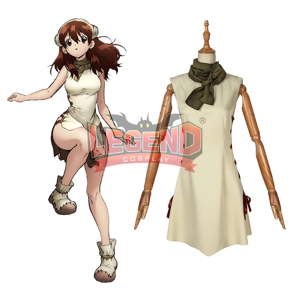 

Cosplaylegend Anime Dr.Stone Yuzuriha Ogawa cosplay costume Outfit Halloween costume custom made