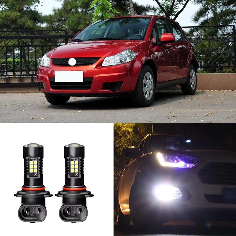 2x Canbus H11 3030 21SMD светодиодный DRL дневные ходовые Противотуманные фары лампы