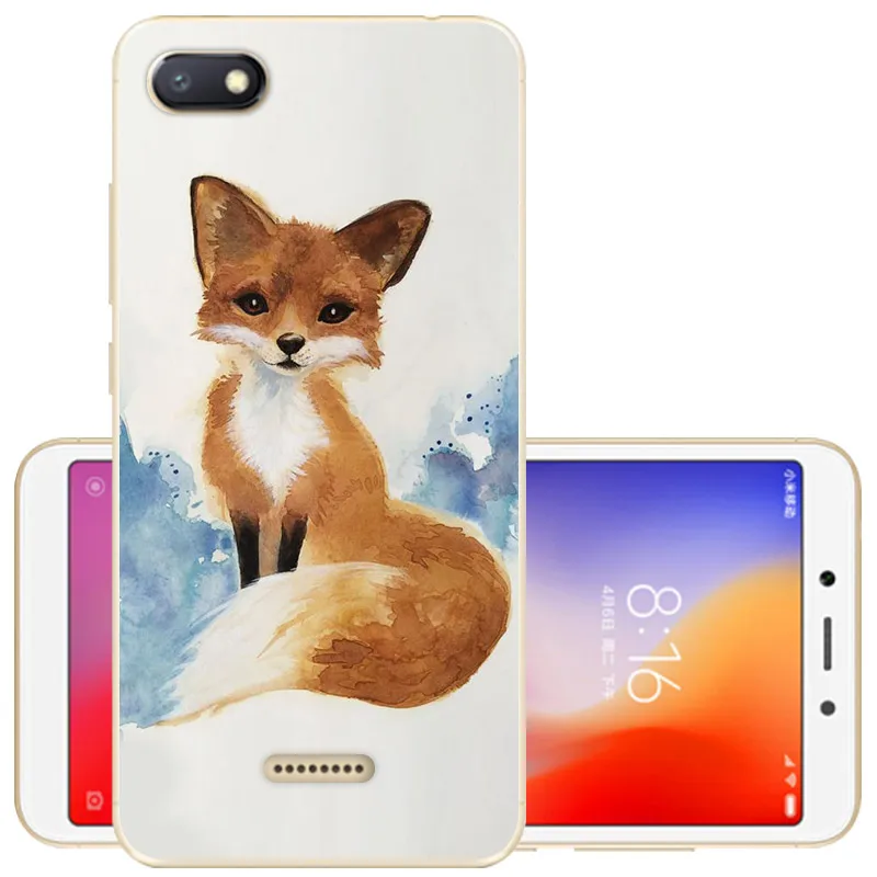 Силиконовый чехол для Xiaomi Redmi 6A 5,4", милый чехол из ТПУ для Xiaomi redmi 6 redmi6a redmi 6 pro, чехол, чехол, бампер для телефона - Цвет: 11