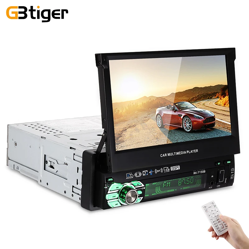 

Universal 7158B 7.0 inch Car MP5 Multimedia Player Wince TFT LCD HD Touch Screen Mirror Link Bluetooth FM Radio USB TF AUX-IN