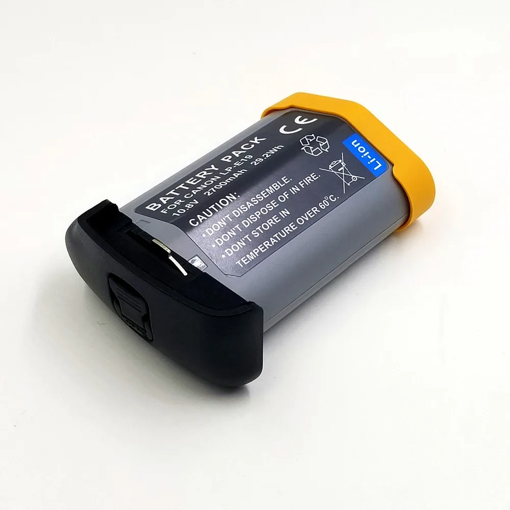 WHCYonline 2700 мАч полная декодированная батарея LP E19 для Canon E4 E4N LPE4N EOS 2 1DX 1DS 3 1D Mark II/1Ds III