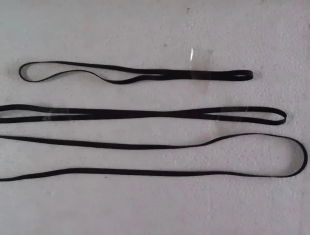 

4Pieces/Lot Fold length:80mm Width:5mm Thickness:0.6mm Deck Audio Flat Belt Drive Dedicated Recorder Belt