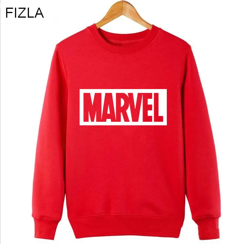 Фирменные толстовки с принтом фирмы Marvel физиla модный мужской и женский пуловер