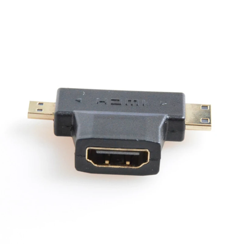 3 в 1 HDMI для Micro/MiniHDMI женский для мужчин и женщин планшет HD адаптер конвертер для мобильного телефона