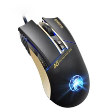

A5 Gaming Mouse Wired 3200DPI 7 Botton Breathable Backlit Optical Mice USB Wire Ergonomic Computer Mouses for Desktop Gamer PC