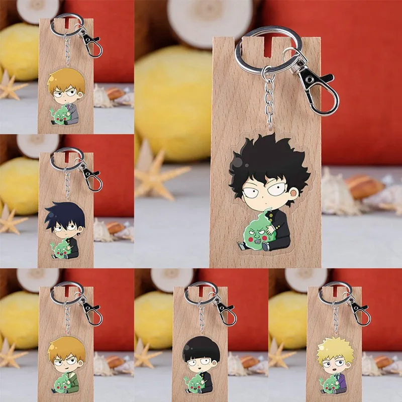 Mobu Psycho 100 мультяшная аниме фигурка Saiko Hyaku Kageyama Shigeo Ritsu акриловое кольцо для