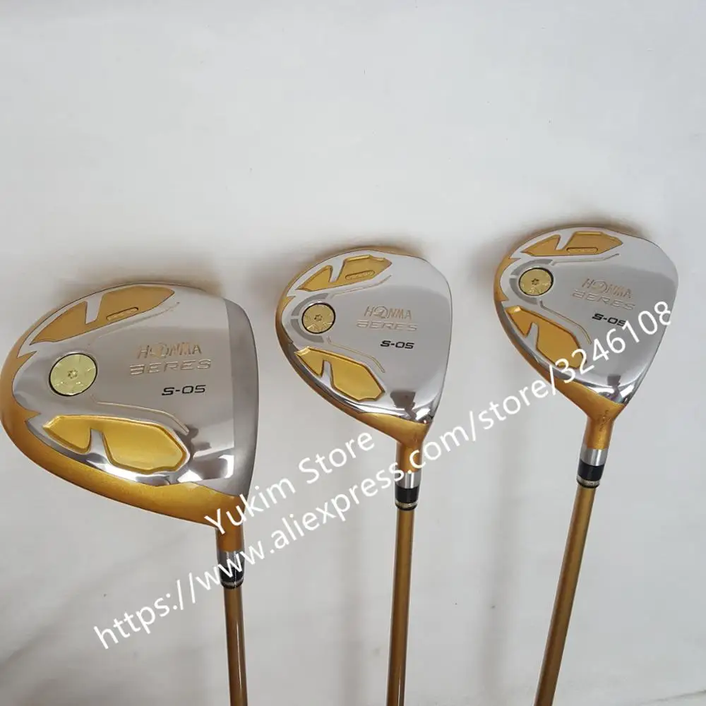 Golf Clubs Complete Set Honma Bere S-05 4 star golf club sets Driver+Fairway+Golf iron+putter (14piece) NO Golf bag Golf Clubs Complete Set Honma Bere S-05 4 star golf club sets Driver+Fairway+Golf iron+putter (14piece) NO Golf bag