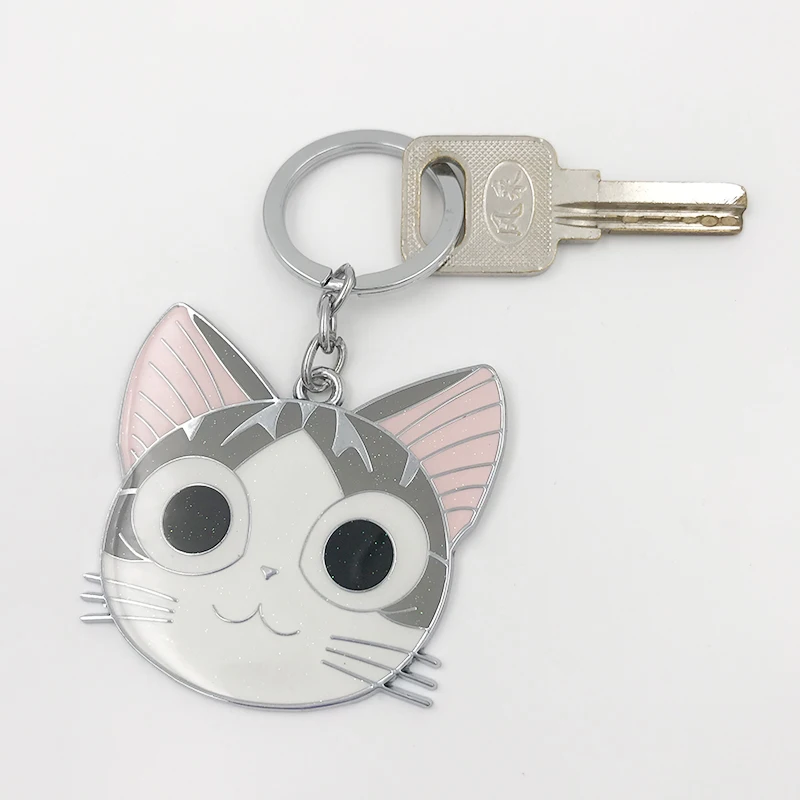 Милая домашняя цепочка для ключей от chi, брелок для ключей с кошкой, милый брелок для ключей portachiavi chaviro llaveros, Очаровательная сумка