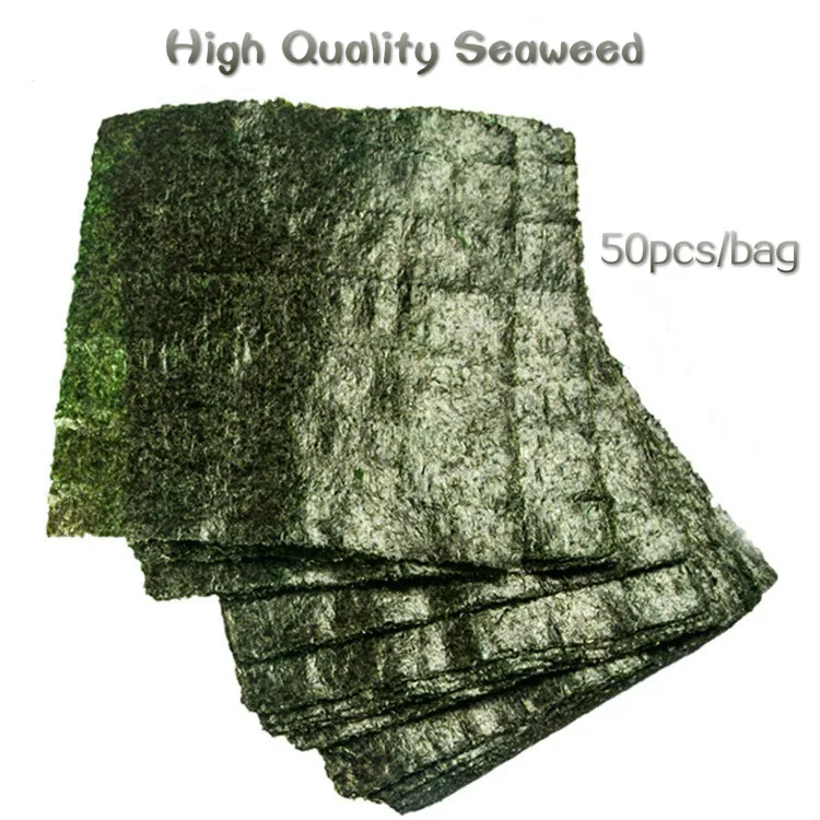 

Hot selling High Quality Seaweed nori for sushi Seaweed 50pcs