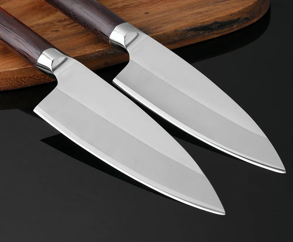 XITUO кухонный нож сырой рыбы филе лосося из нержавеющей стали Япония Santoku поварские ножи Кливер обвалки ножи хорошее качество подарок