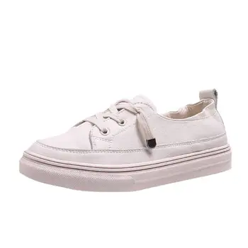 

neujge Net red basic white shoes female 2019 summer new Korean version of the wild casual fashion flat shoes womens 3040