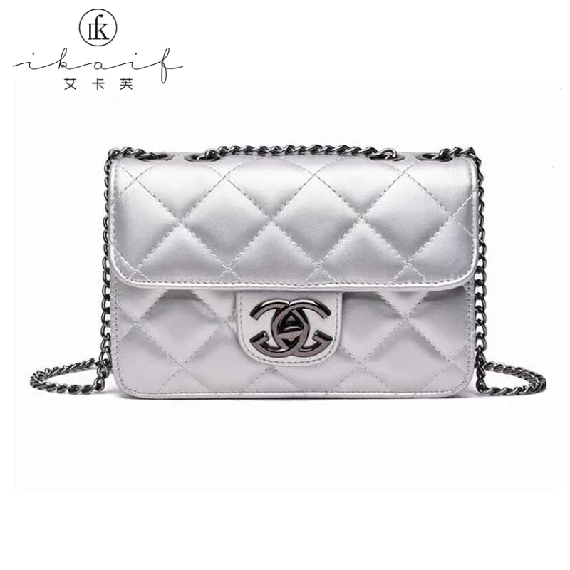 

Bag Female 2019 New Korean Version of The Rhombic Chain Small Square Bag Mini Wild Shoulder Fashion Messenger Bag