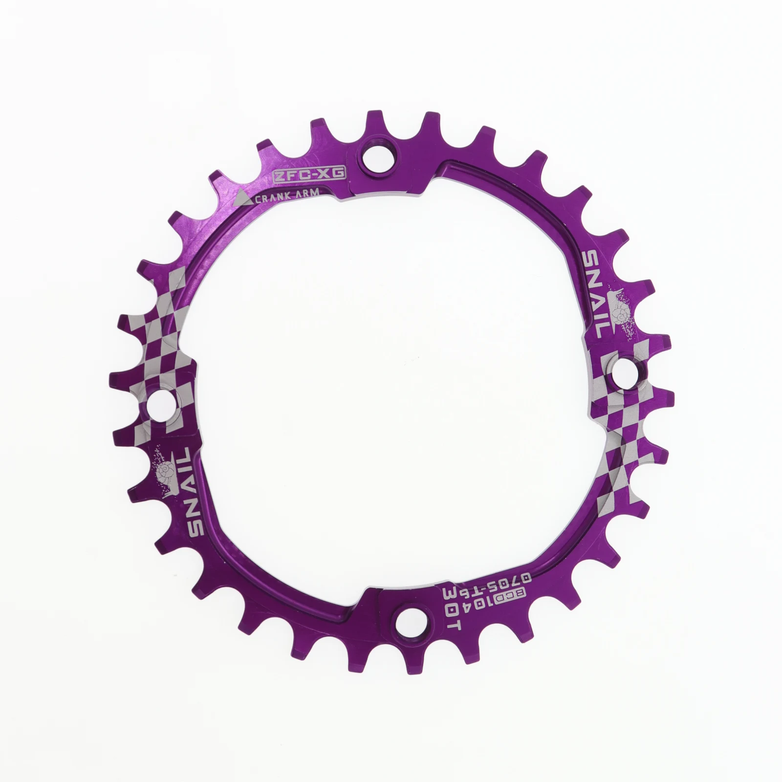 SNAIL Chainring 104 BCD 30T Круглый MTB горный велосипед цепь колеса Сверхлегкий зуб пластина 104bcd