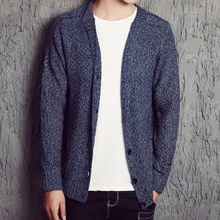 Кардиган свитер мужские зимние Повседневное мода осень тонкий твердый толстый Водолазка черная кнопка мода Мужская дизайн шерстяные свитера