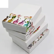 20 шт 13*4*19 см белый картон коробка Цветочная печатная маска упаковочная коробка фотография книги упаковка подарочная коробка для косметики