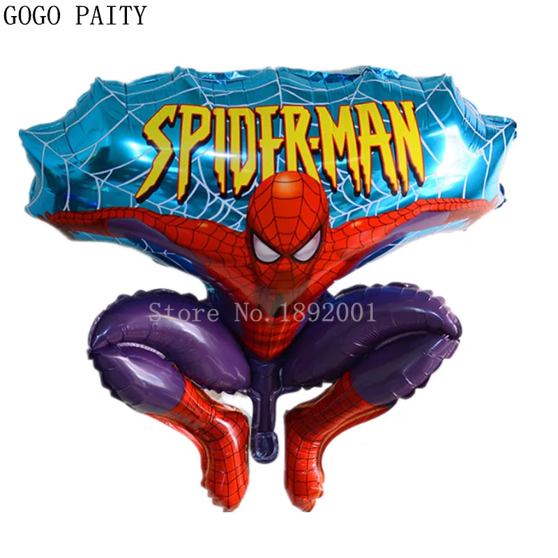 

GOGO PAITY Free Shipping 1pcs hot! The new high-grade aluminum balloons wholesale cartoon King aluminum foil large Spiderman