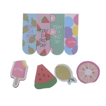 Bookmarks Fruit Ice Cream Shape Magnetic Books Marker of Page Stationery School Office Supply Student Rewarding Prize