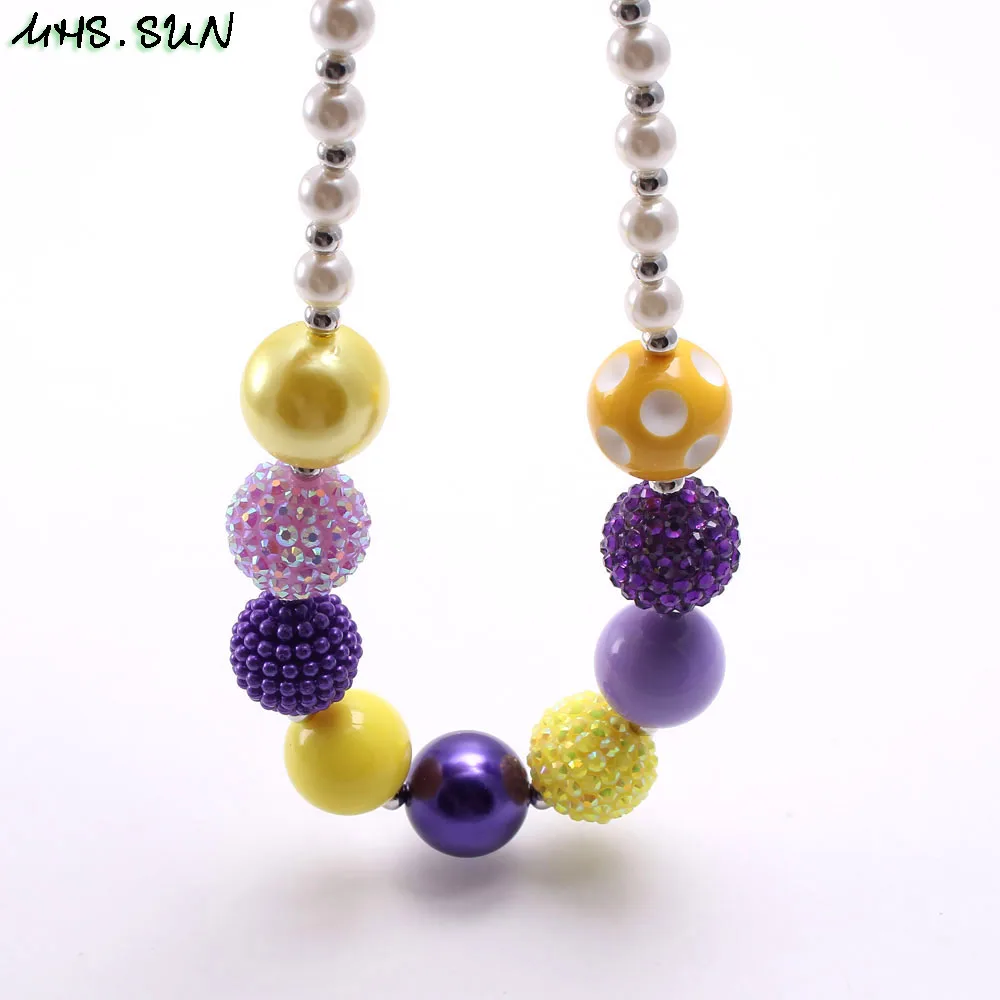 white Beads Necklace Fashion Child 