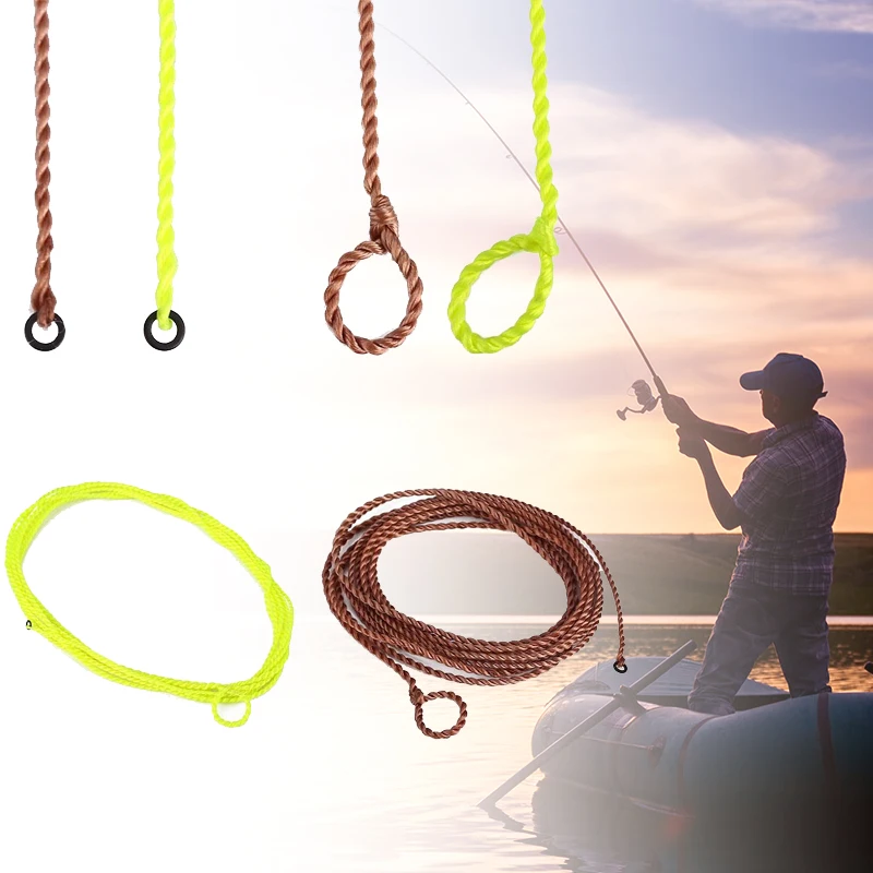 

Relefree Fly Fishing Line Monofilament 4FT/ 5FT / 6FT Exposed Loop Weight Forward Floating Super Strong Pull Fishing Line