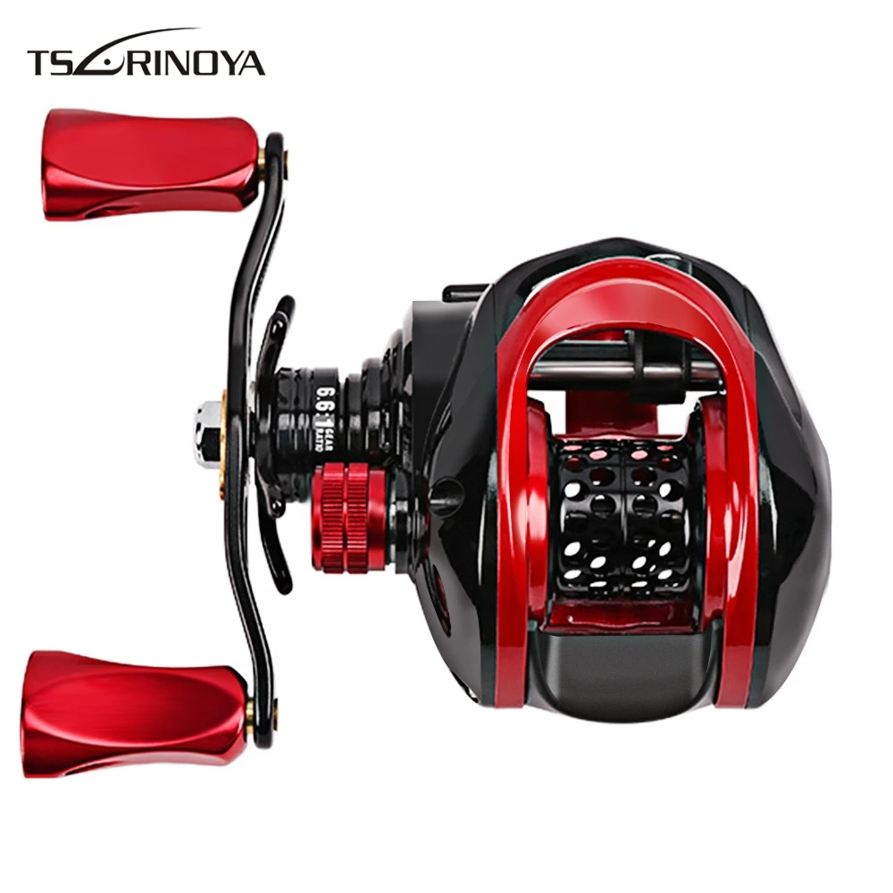 

9+1BB 6.6:1 Metal Fishing Reel Left/Right Hand Casting Fishing Reels Hand Deep Spool Optional Baitcasting Fishing Reel Saltwater