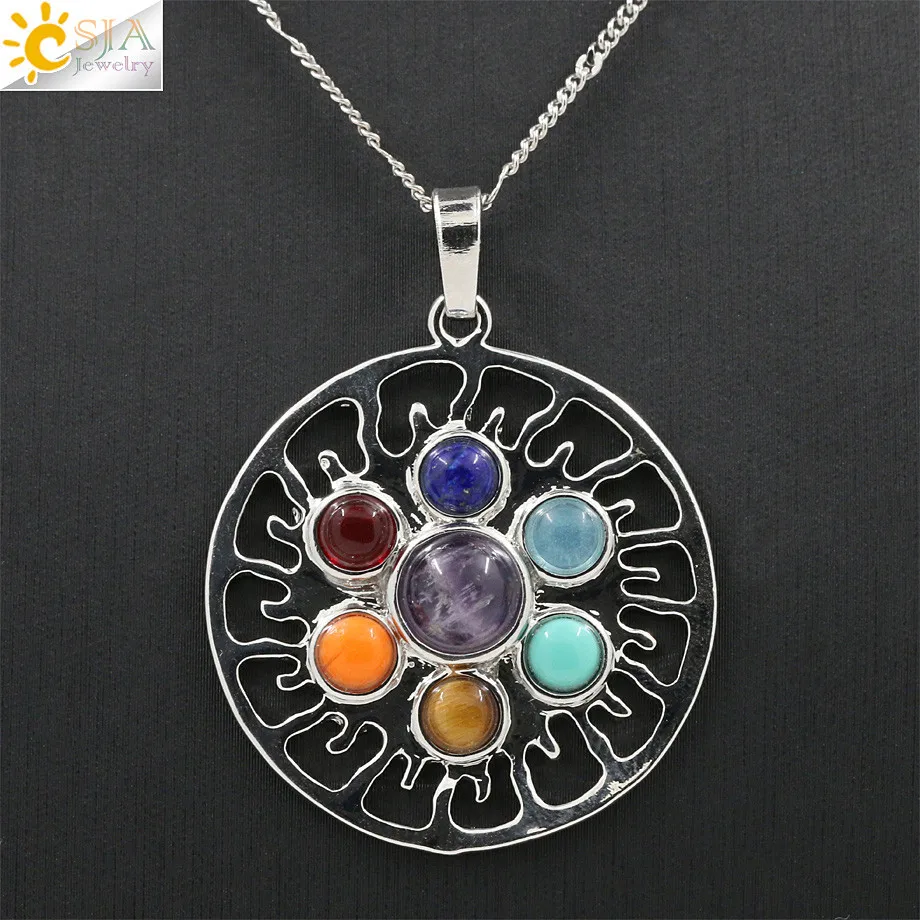 Reiki Healing Charm Jewelry Pendant Necklace