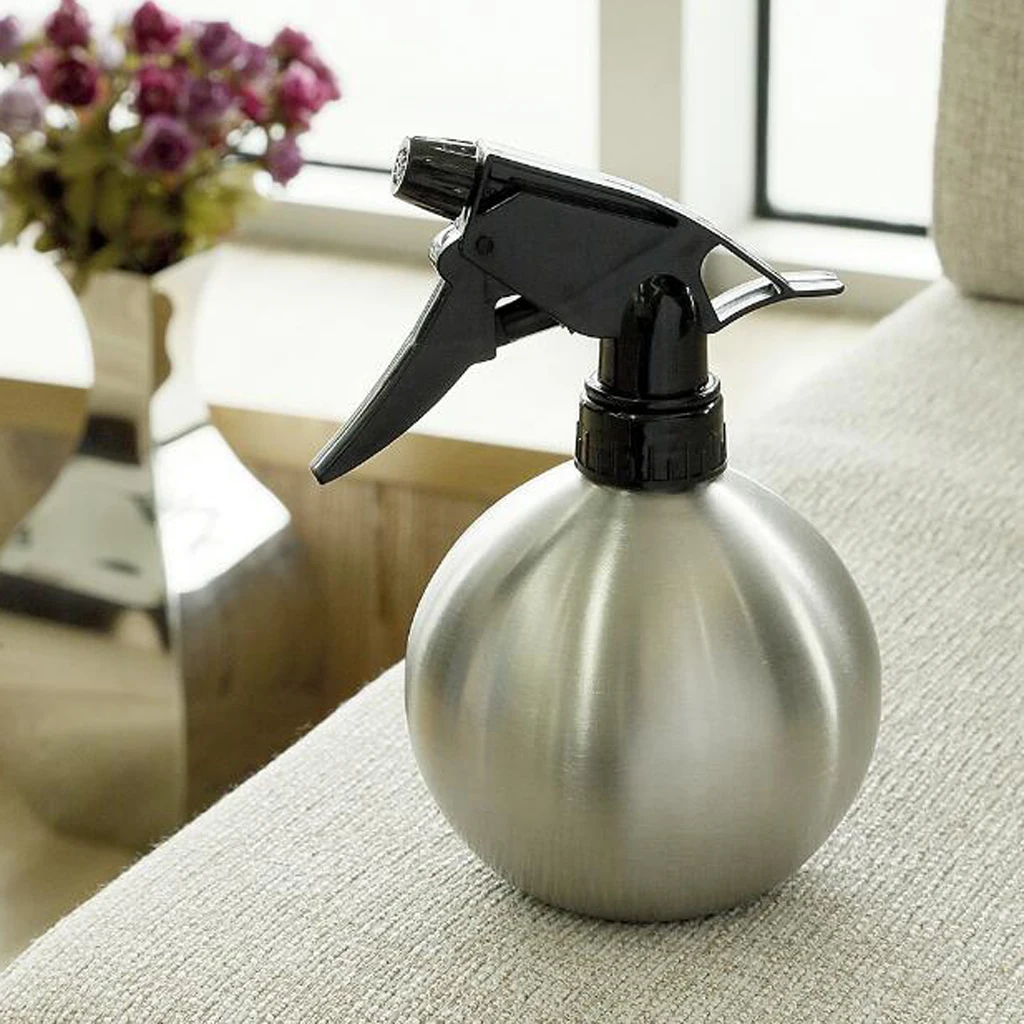 500ml Hand Pressure Sprayer Plant Watering Pump Garden Spray Bottle Silver