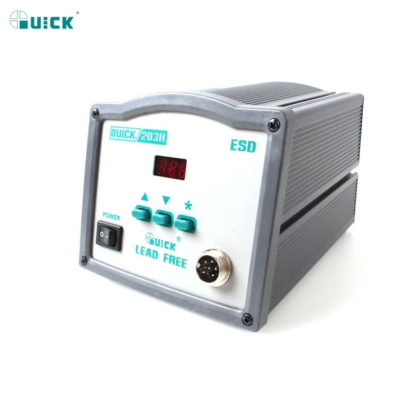 QUICK203H Lead-Free Soldering Station Digital Display Automatic Dormancy High Frequency Temperature Adjustment