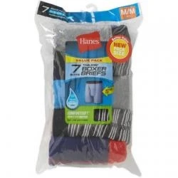 Hanes 00090563685394 Boys Comfortsoft Waistband Boxer Brief Red Label Pack of 7 (1)