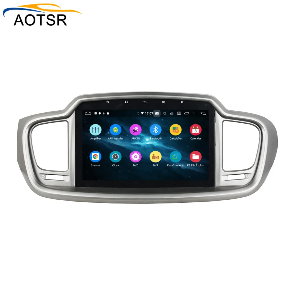 Cheap DSP 4+64 Android 9.0 Car DVD Player GPS Navigation Multimedia For Kia SORENTO 2015 2016 car auto radio video stereo BT head unit 4