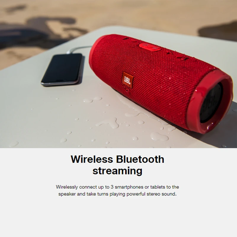 JBL Charge 3 Беспроводная Bluetooth Колонка водонепроницаемые портативные музыкальные