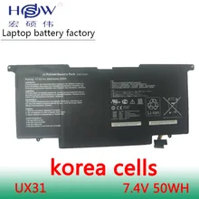 Original Battery 7.4V 6840MAH 50WH for Asus ZENBOOK UX31A UX31E C22-UX31 LAptop battery цена Original Battery 7.4V 6840MAH 50WH for Asus ZENBOOK UX31A UX31E C22-UX31 LAptop battery цены онлайн