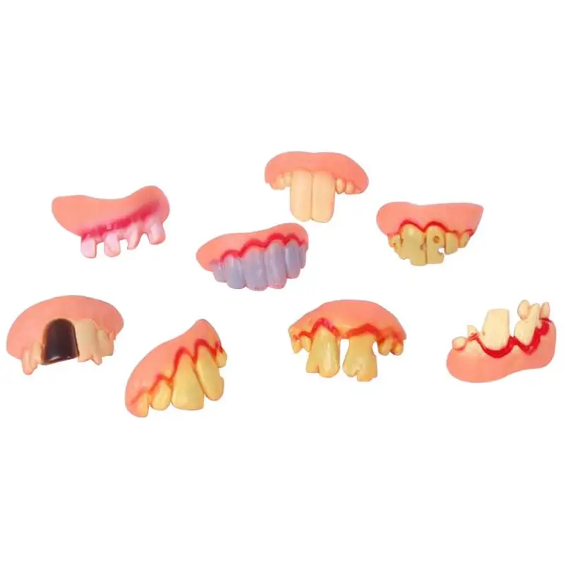 

Denture Teeth Prom Halloween Party Witch Dress Funny Buck-toothed Dentures Dentures Props Zombie Devil Fangs Tooth
