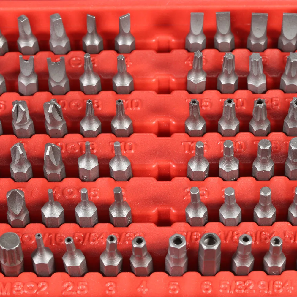 

100pcs Torx Precision Screwdriver Set Tamper Screws Hex Bit Professional Sturdy Chrome Vanadium Steel Screwdriver Head Set