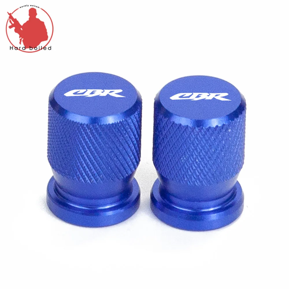 FOR HONDA CBR Motorcycle Accessorie Wheel Tire Valve caps CNC Aluminum Airtight Covers  2017 2018  (5)
